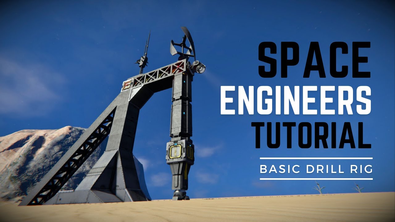 Как построить буровую установку в Space Engineers