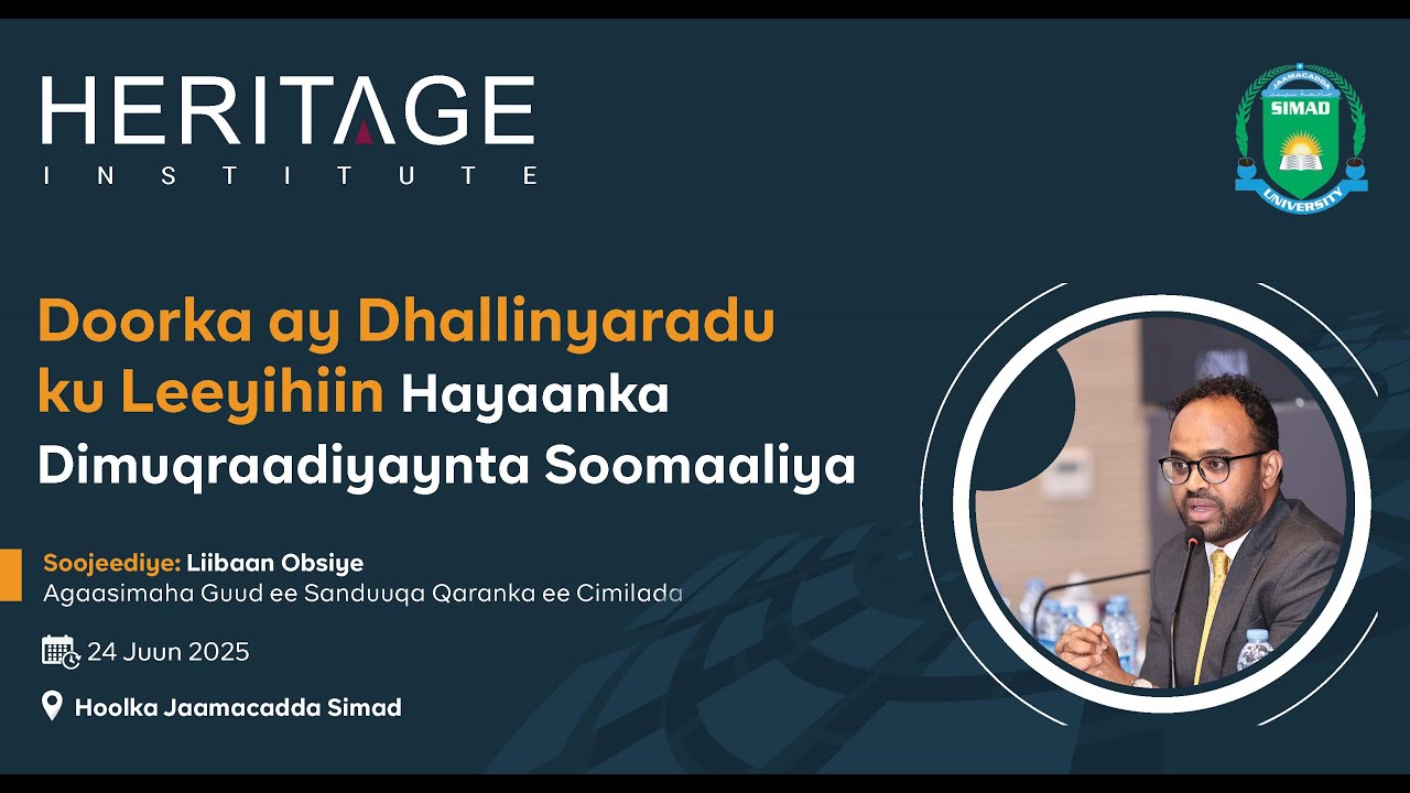 Muxaadaro: Dhallinyarada & Hayaanka Dimuqraadiyaynta Soomaaliya | Liibaan Obsiye