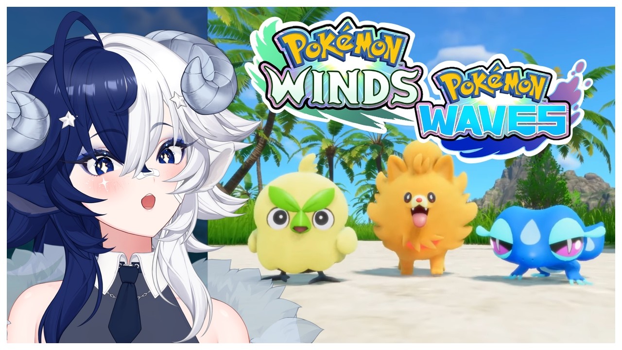 Vtuber reacts to Pokémon WINDS and WAVES trailer | Cosmic Reacts