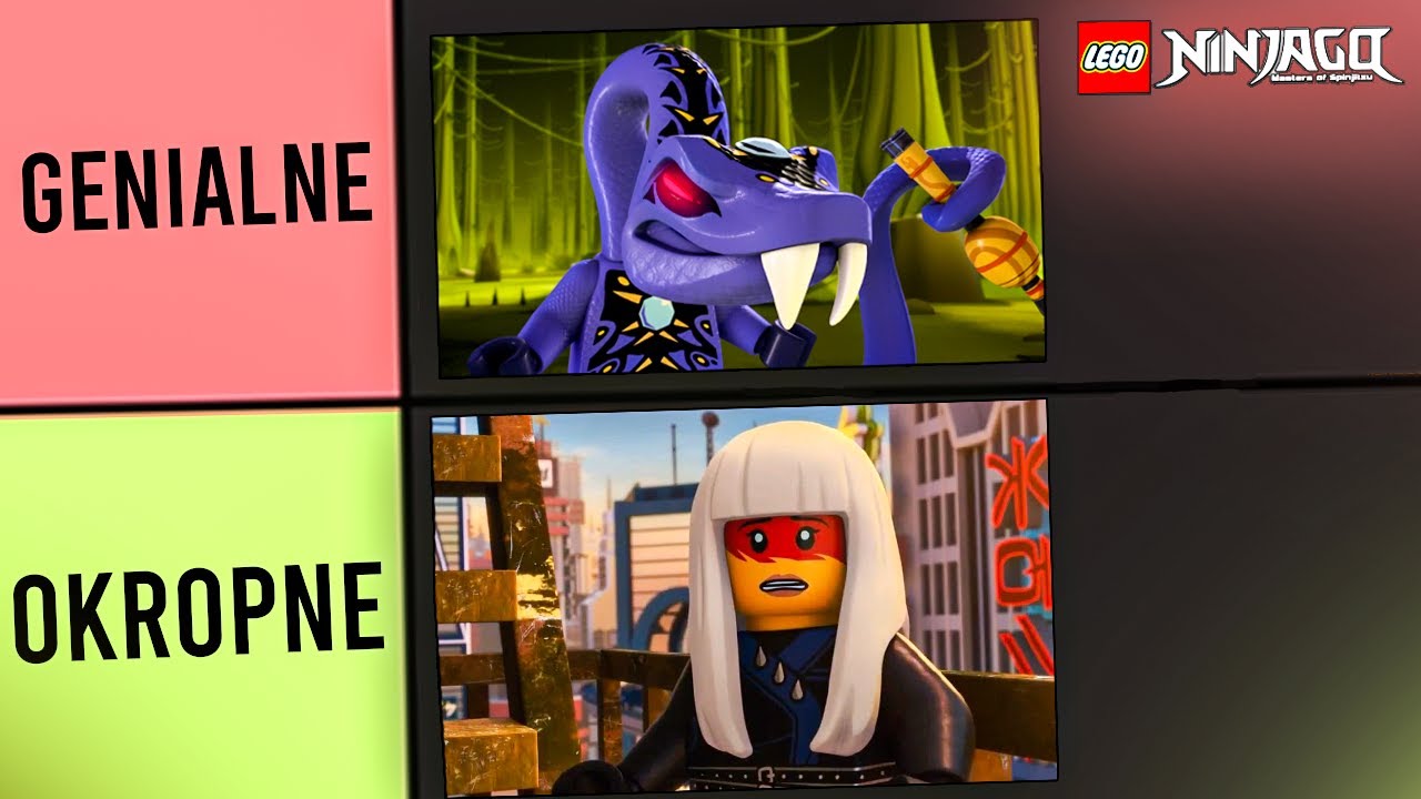RANKING WSZYSTKICH ANTAGONISTÓW Z LEGO NINJAGO