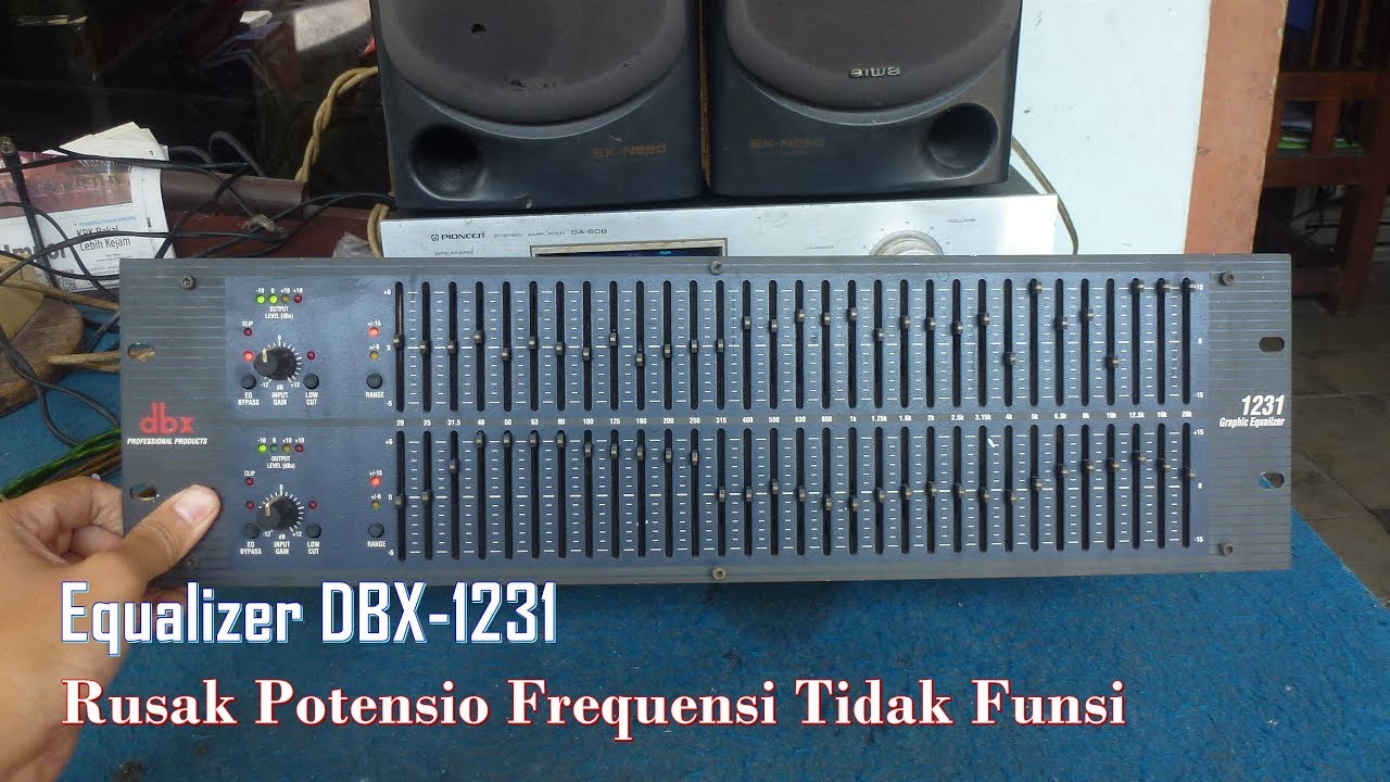 Memperbaiki Equalizer DBX-1231 Rusak Potensio Frequensi Tidak Berfungsi
