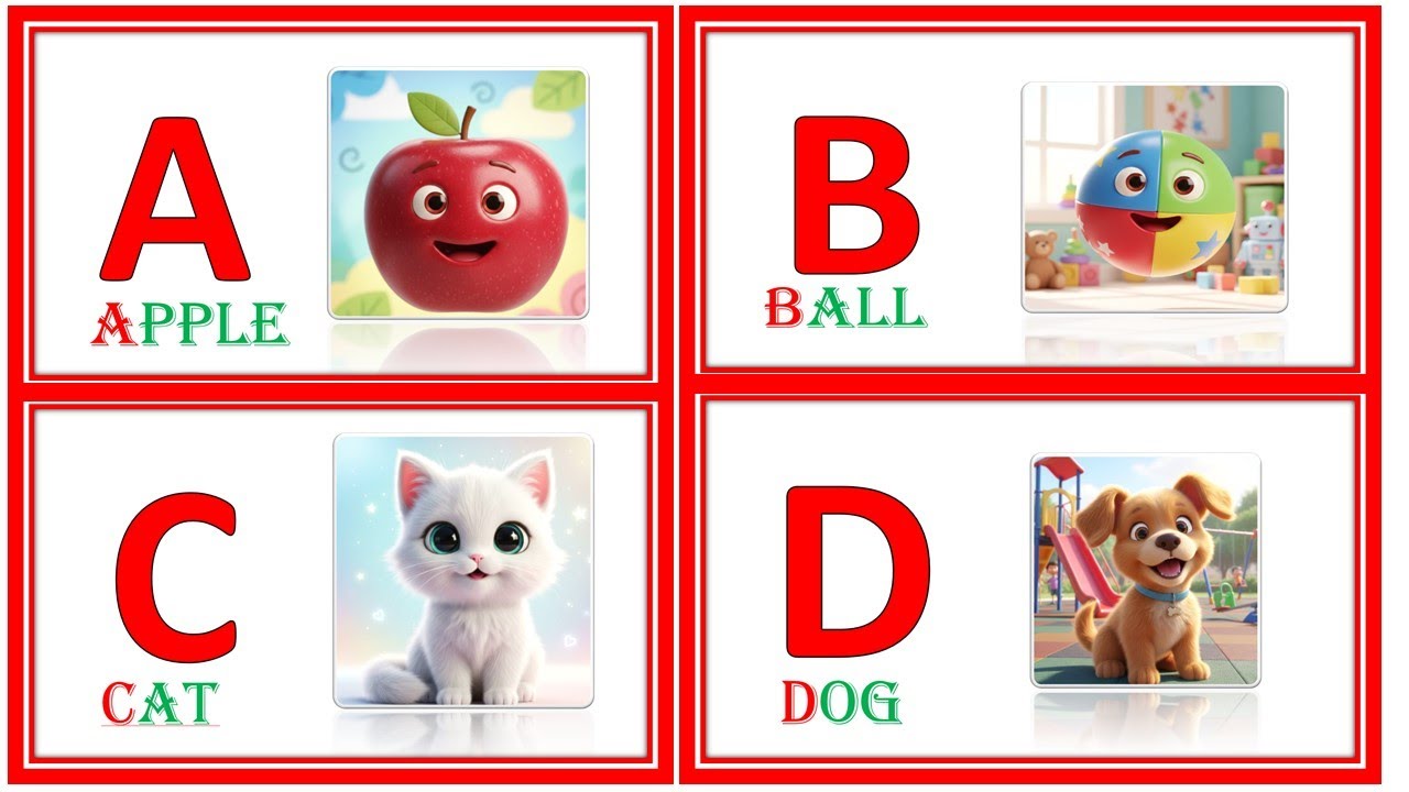 A to Z Alphabet Learning for Kids 🧸  ABC with Cute 3D Images #ABCLearning #AToZ #AlphabetForKids