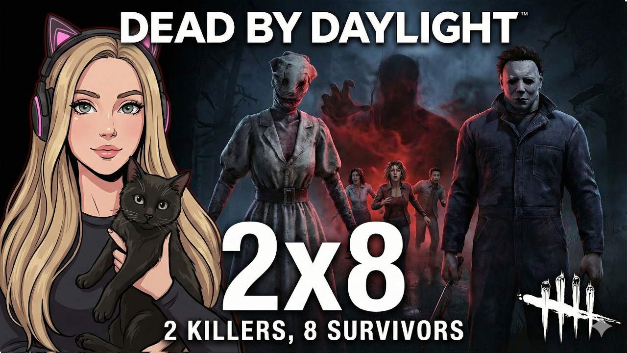 🔴 DEAD BY DAYLIGHT ➤ РЕЖИМ 2 НА 8! ПОМАНЬЯЧИМ?! 🔪😈