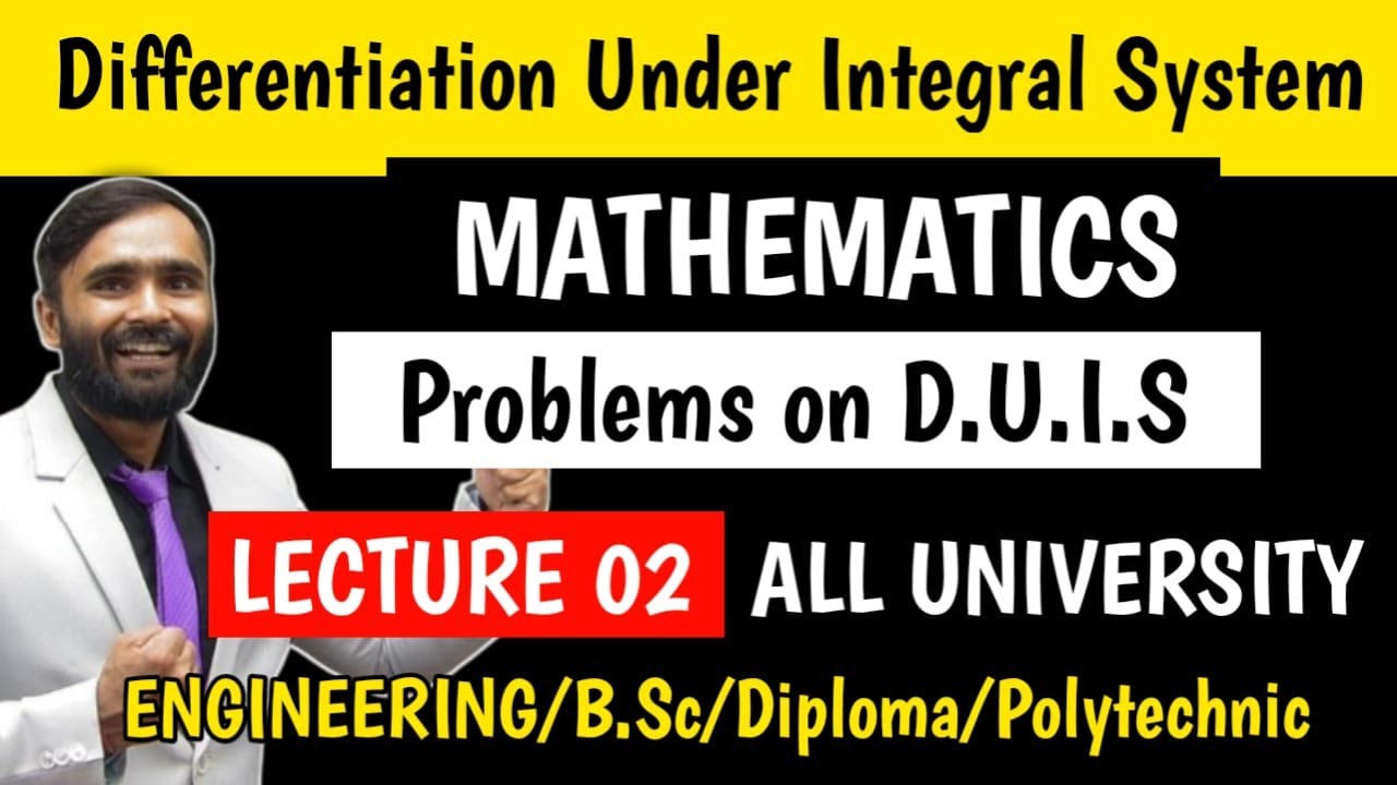 Differention Under Integral Sign|Rules and problems|Lecture 02|Pradeep Giri Sir