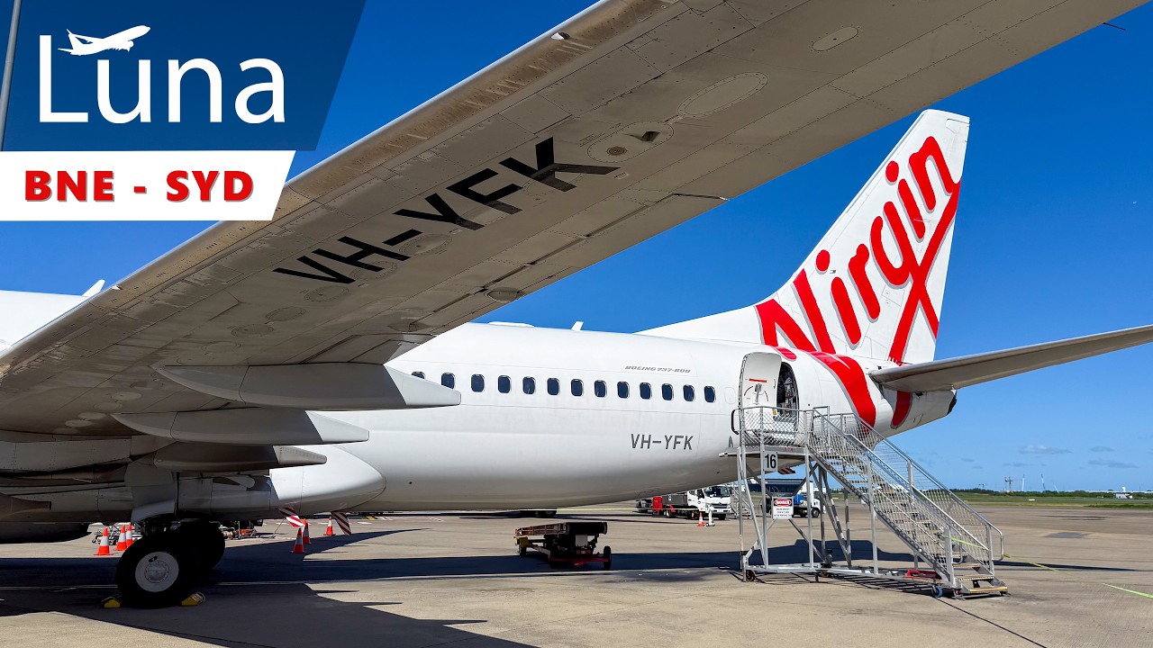 Virgin Australia Boeing 737-800 Flight From Brisbane to Sydney