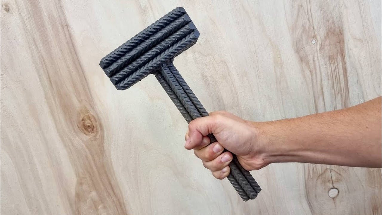 How I made Hammer completely out of rebar.