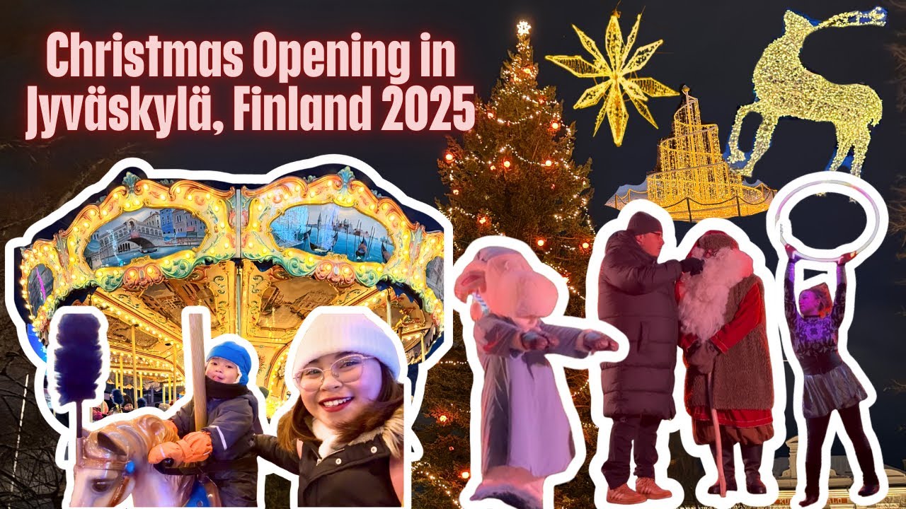 Jyväskylä Christmas Opening with Shawn🎄Star & Tree Lighting 🌟MEETING SANTA 🎅🏻November 22, 2025 