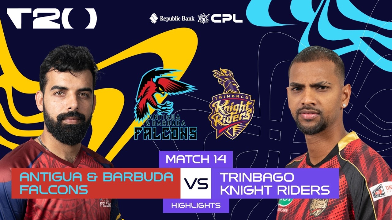 Highlights | Antigua & Barbuda Falcons vs Trinbago Knight Riders | CPL 2026