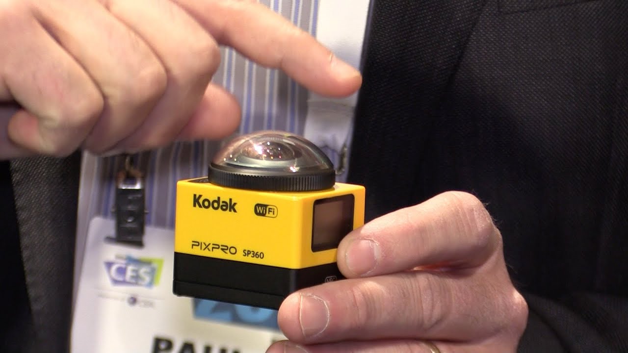CES 2015 First Look: Kodak PIXPRO SP360 - 360 degree video capture