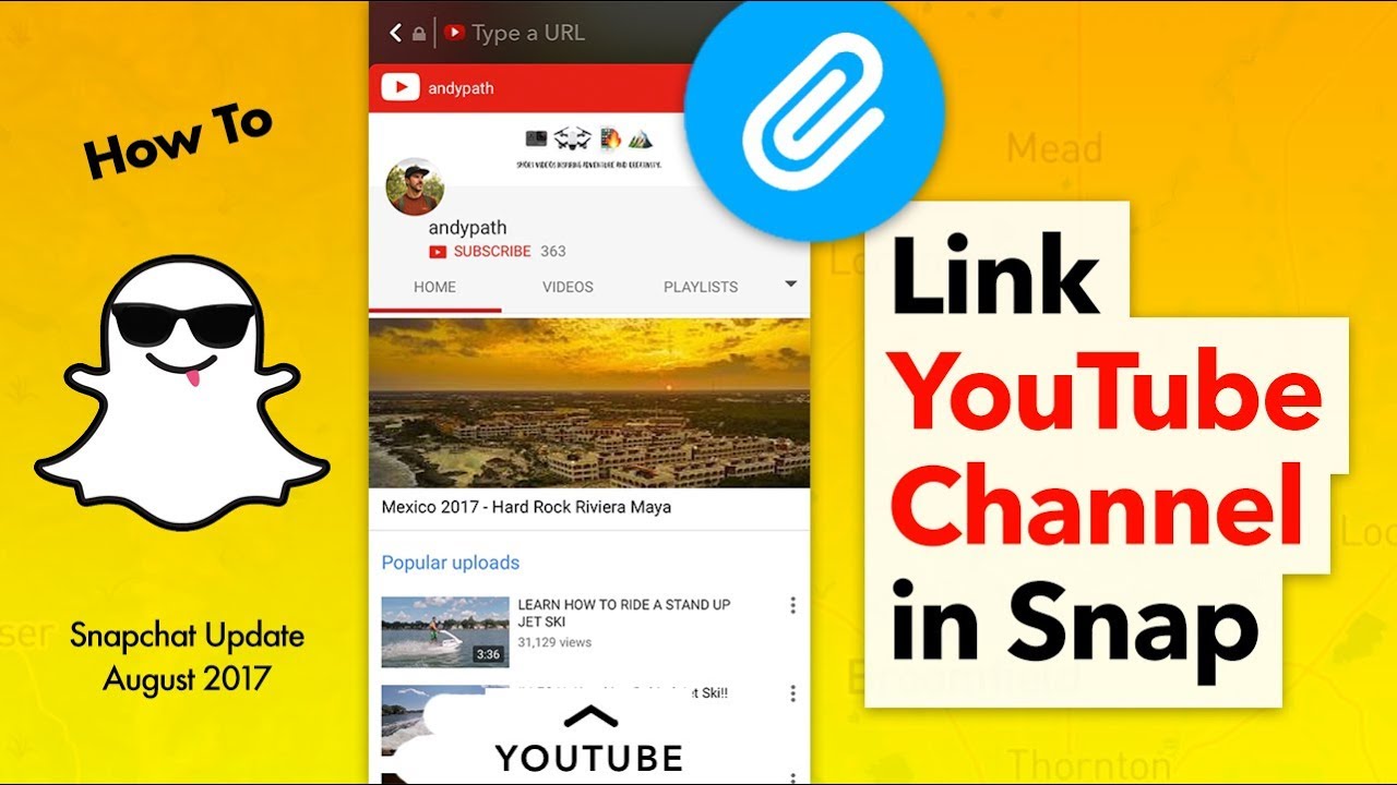 How to Link a YouTube Channel to Snapchat