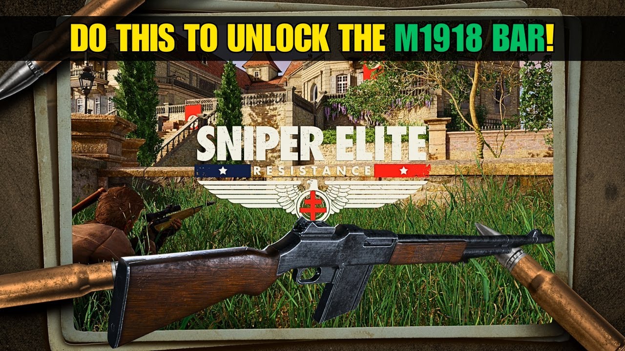 Sniper Elite Resistance Mission 7 LOCK STOCK AND BARRELS Kill List Challenge Guide!