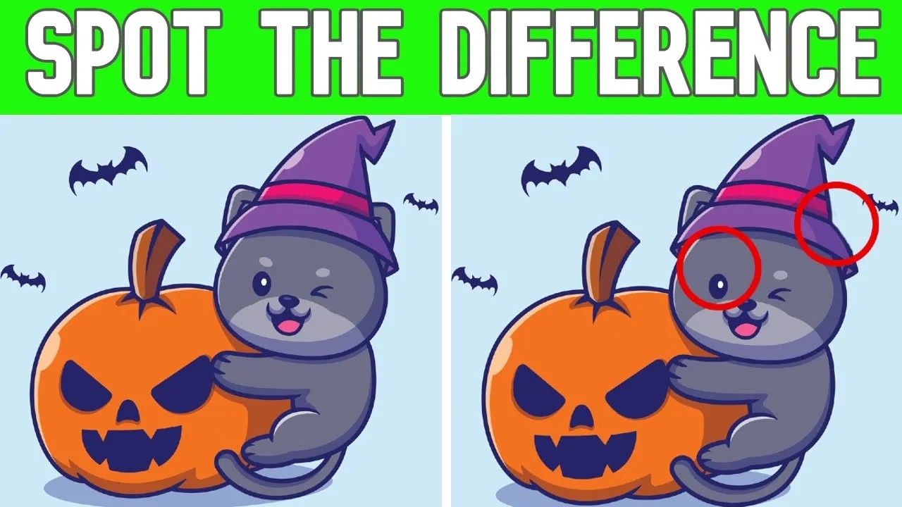 Найди отличия: 🎃 Выпуск на Хэллоуин 👻