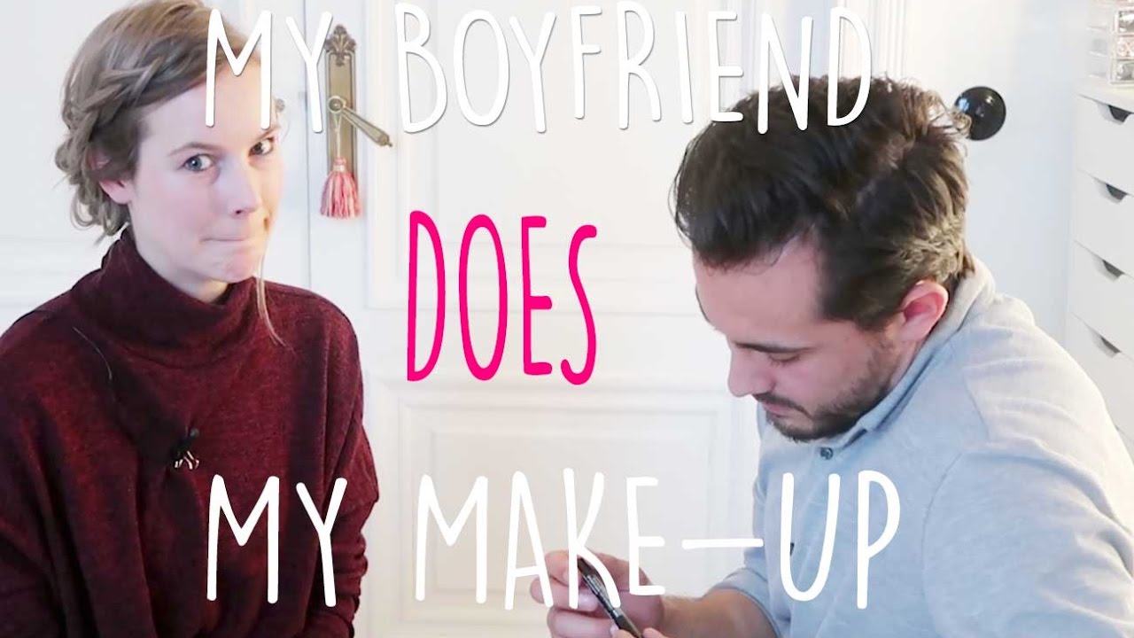 My boyfriend does my make-up challenge