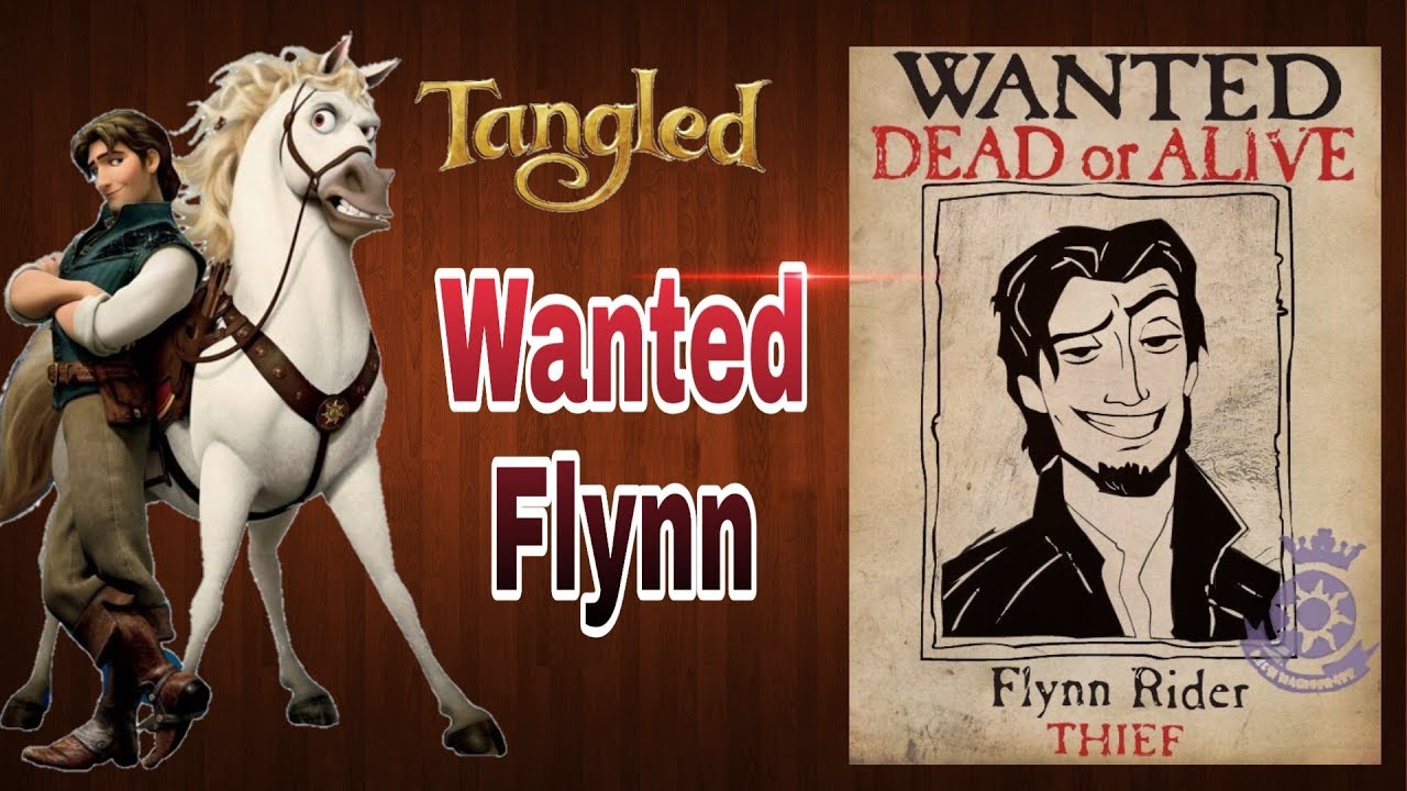 How to draw Wanted poster of Flynn Rider (Tangled)