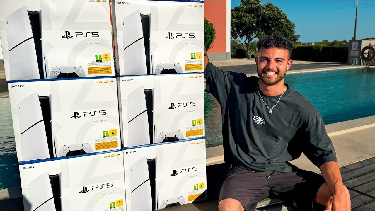 Enchi a CASA com Playstation 5's