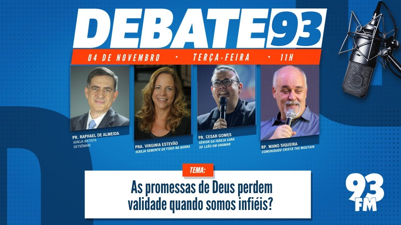 Sabedoria e Justi&ccedil;a - Por que n&atilde;o podemos ser demasiadamente justos e s&aacute;bios? - Debate 93 - 30/10/25