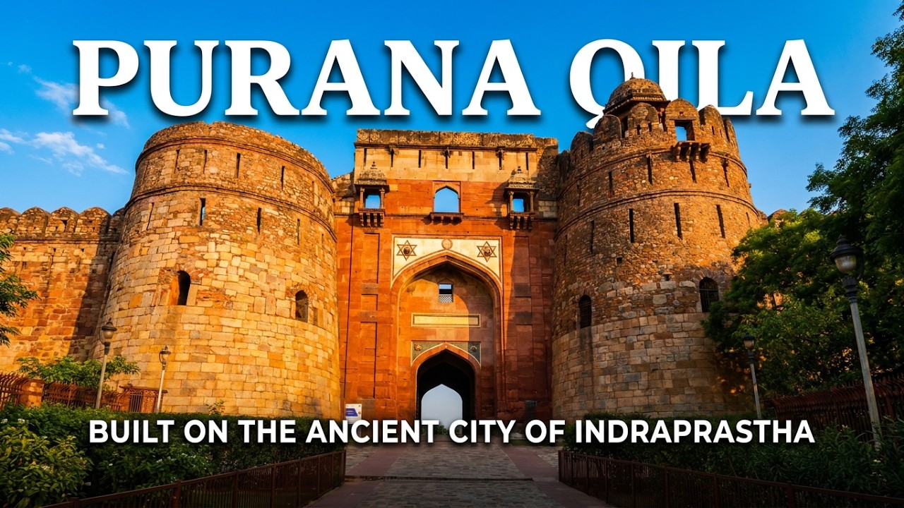 Purana Qila Delhi 🏰 | 2500+ Years of History? Complete Travel Guide & Cinematic Tour