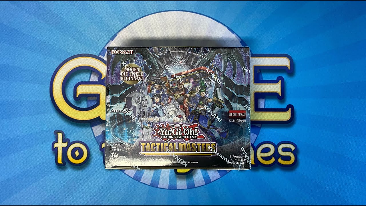 Tactical Masters Display Box Opening/Unboxing Yugioh Karten + VERLOSUNG