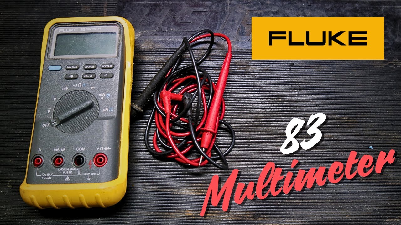 FLUKE 83 Handheld Digital Multimeter Troubleshooting & Testing
