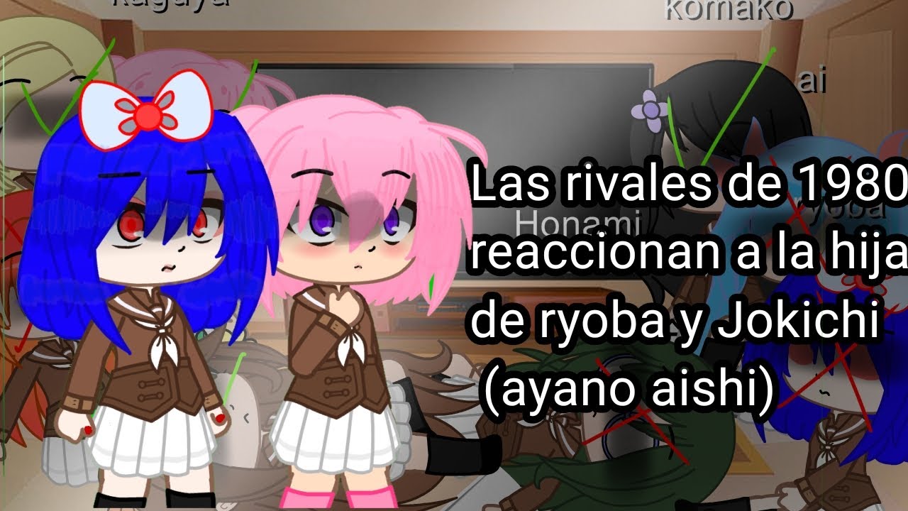 las rivales de 1980 reaccionan a la hija de ryoba y Jokichi (ayano aishi)