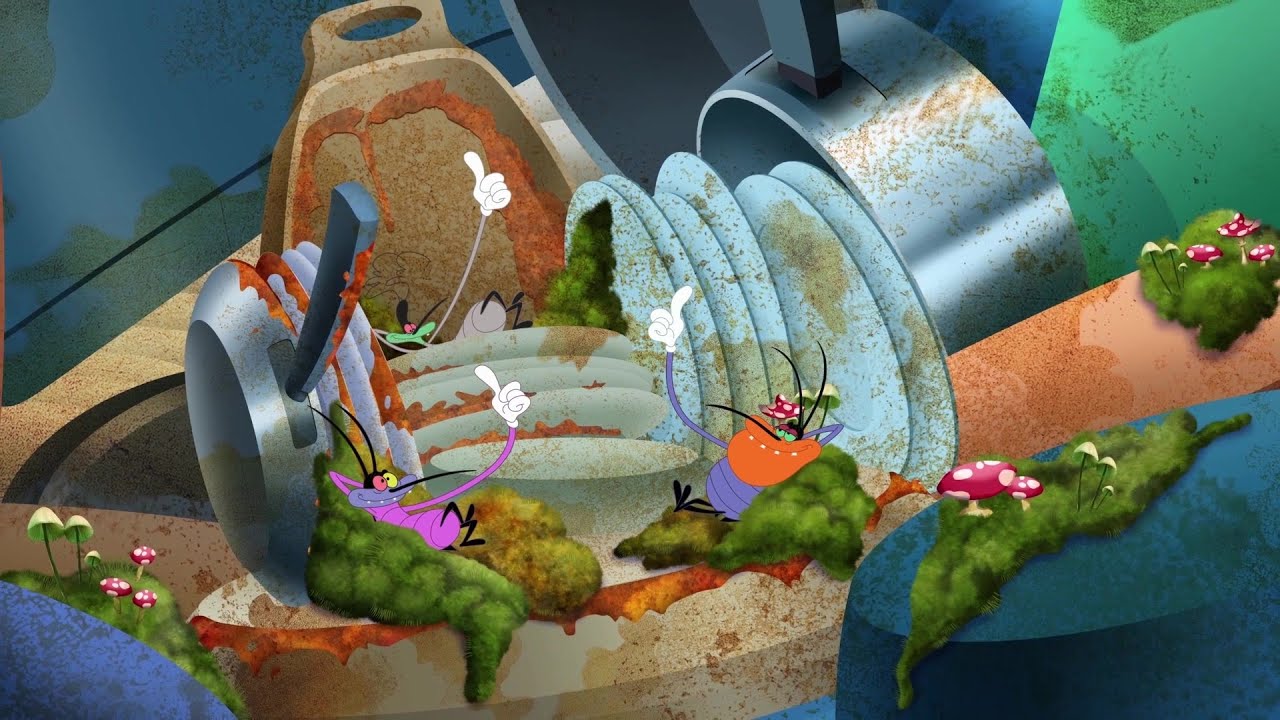 Oggy and the Cockroaches - Whose Turn to Do the Dishes? (s07e73) Full Episode in HD