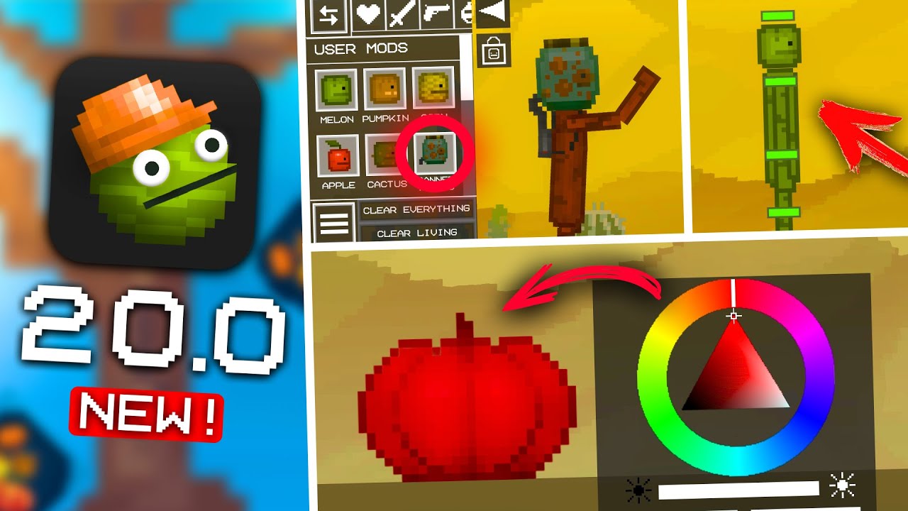 UPDATE 20.0! NEW FEATURES! NEW INFORMATION in Melon Playground