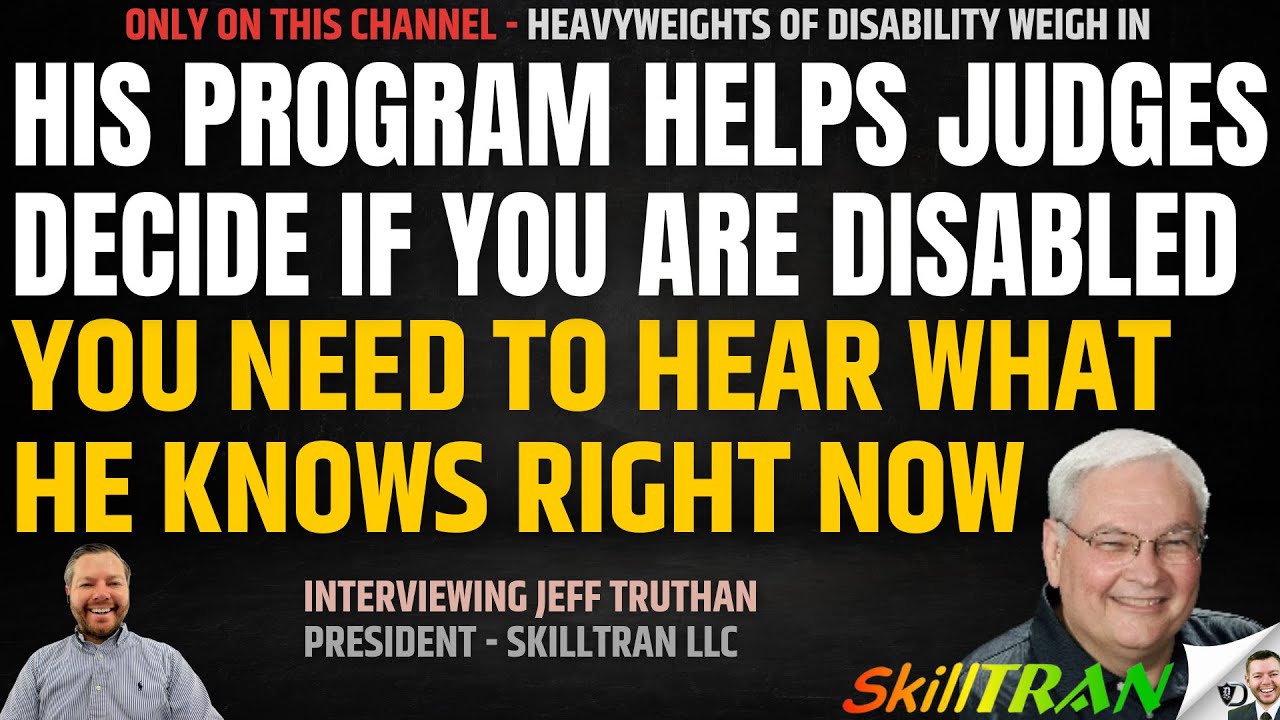 IMPORTANT VIDEO. SSA Judges Use His Program To Decide If You Are Disabled