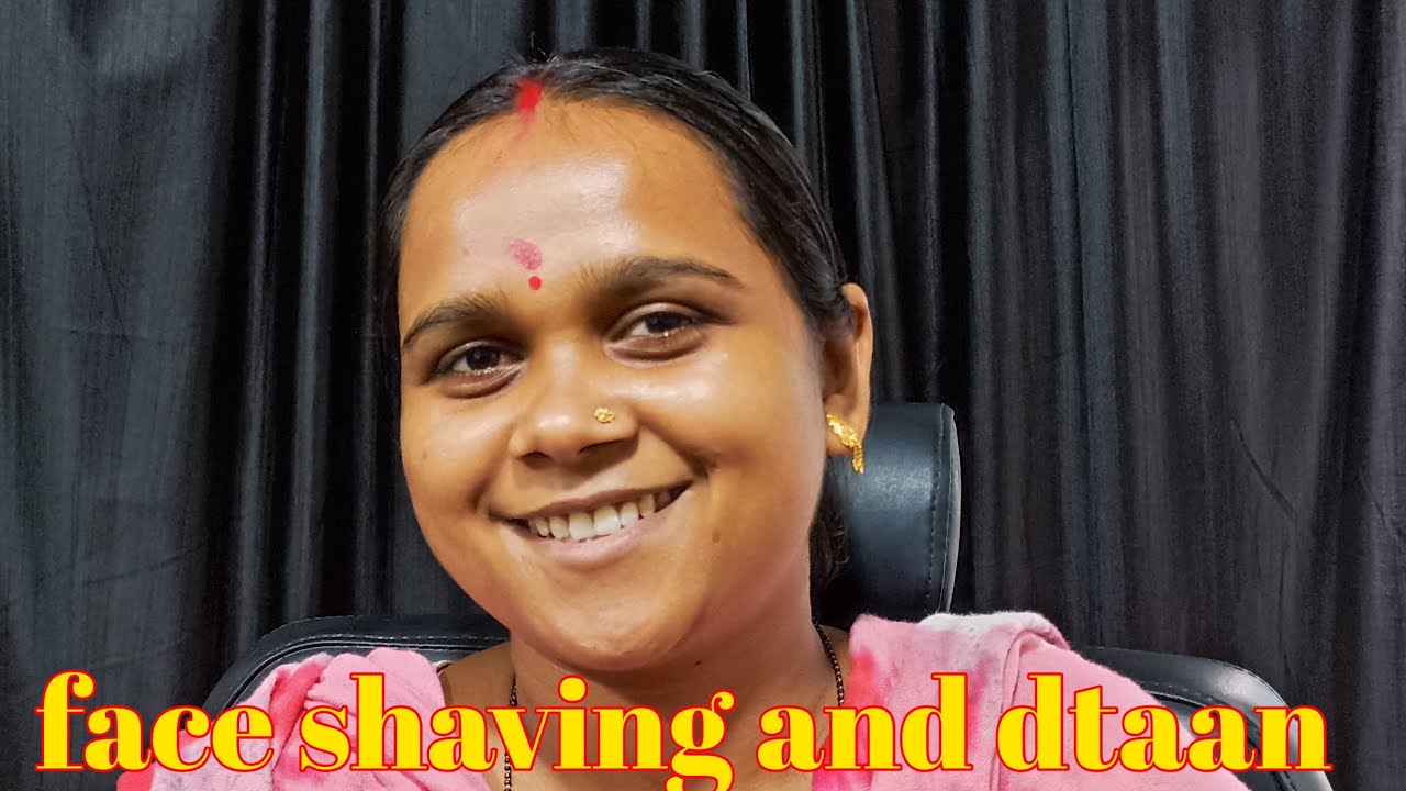 S.H Hair Cut is live women face shaving raaga datan nose haircut