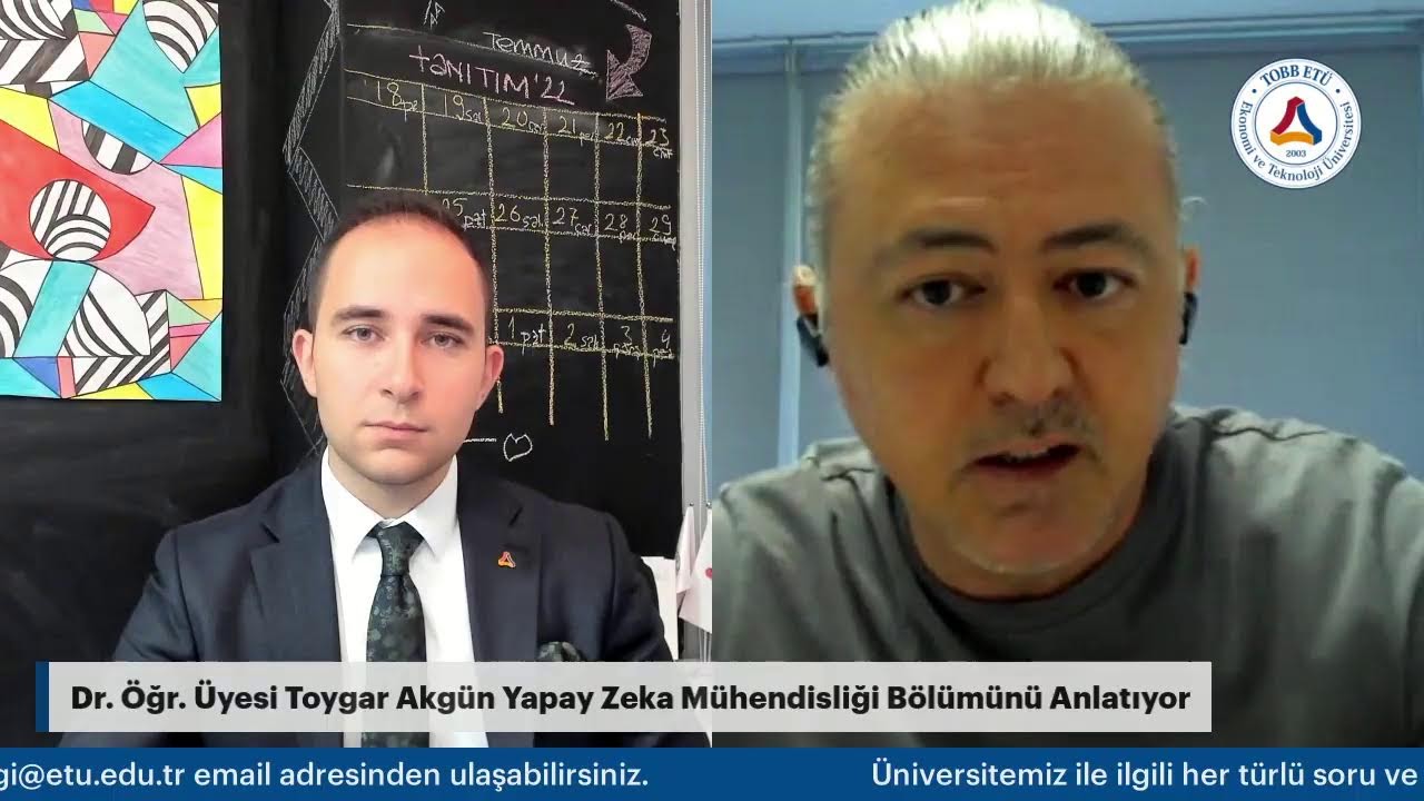 Akademisyenler TOBB ETÜ'yü anlatıyor. Yapay Zeka