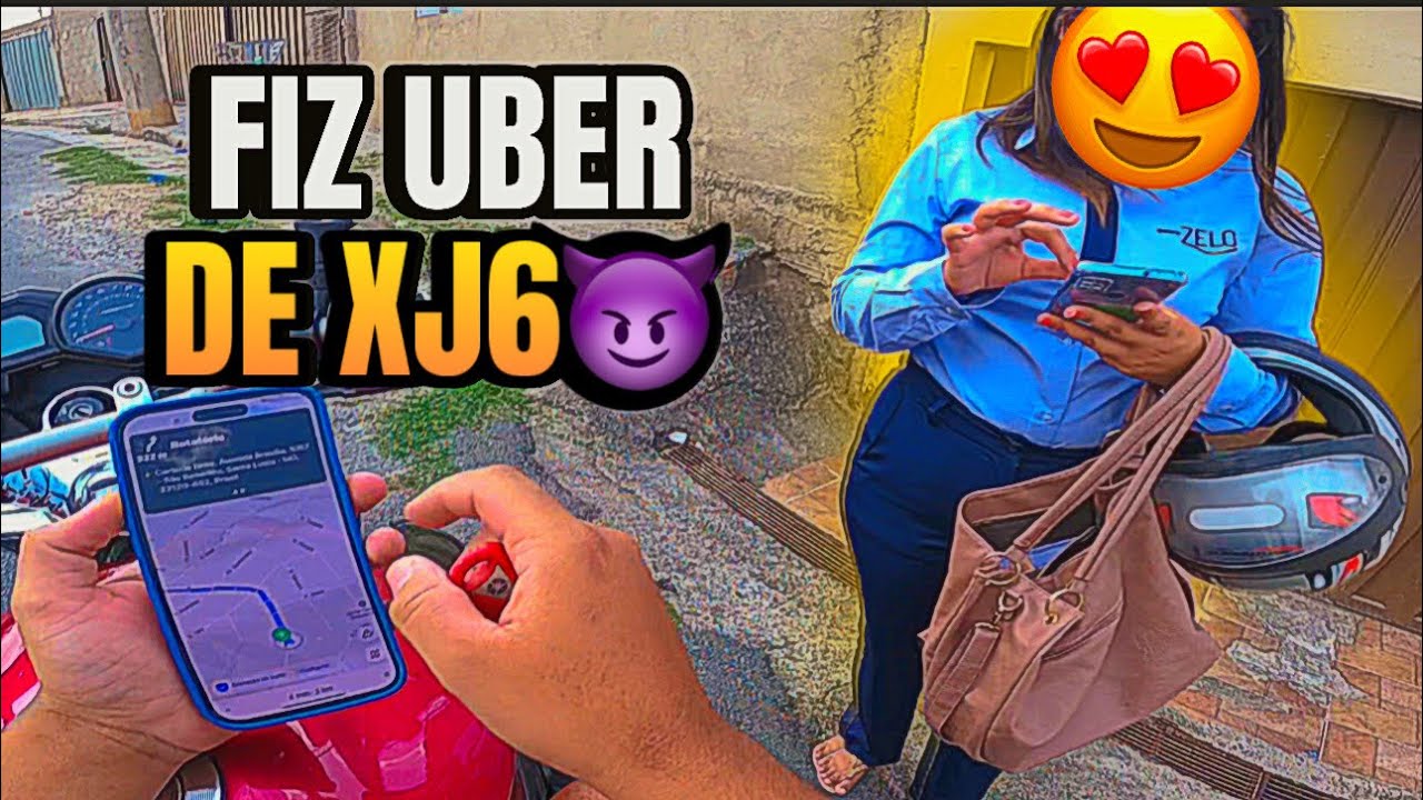 FIZ UBER DE XJ6 E FALEI PRA PASSAGEIRA IR NO TOQUE 😂😂