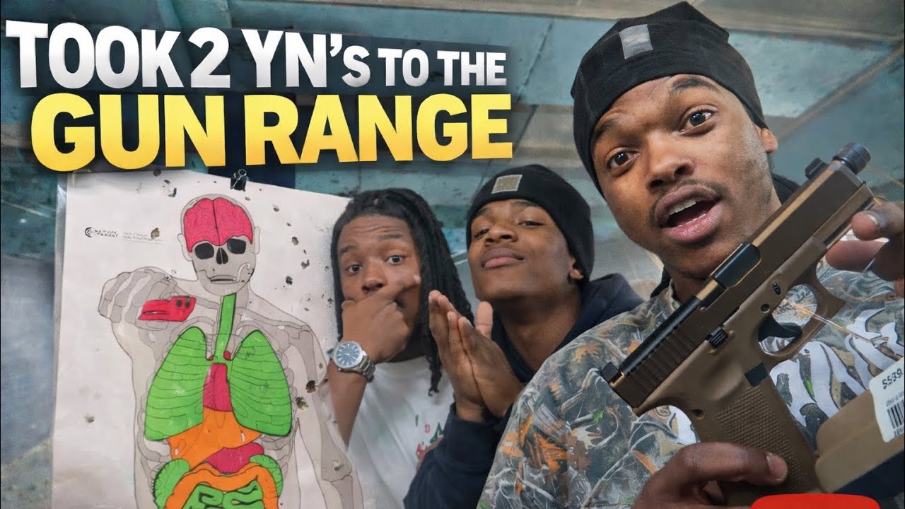 Took 2 YN’s to the gun range 🫣(must watch)#subscribe #viral #gunlovers 