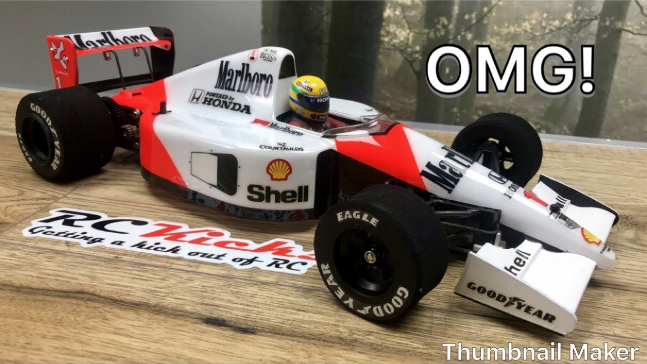 Vintage Tamiya RC Car F1 McLaren MP4/6 Honda Kit build - Part 2