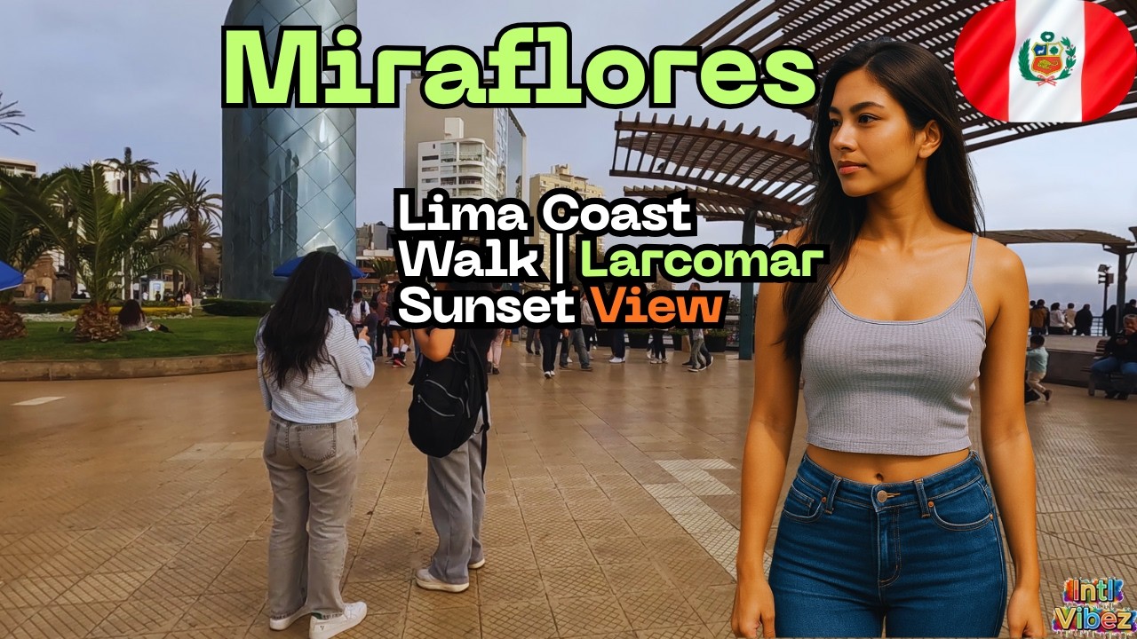 Walking Larcomar Miraflores 🇵🇪 | Malec&oacute;n de la Reserva & Ocean Views (HD)