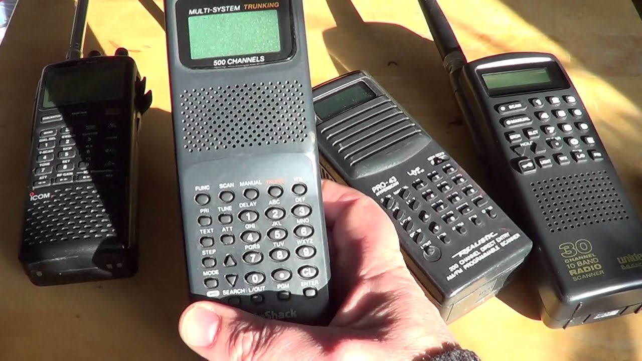 Getting started in the Radio Scanner hobby different types of radios available