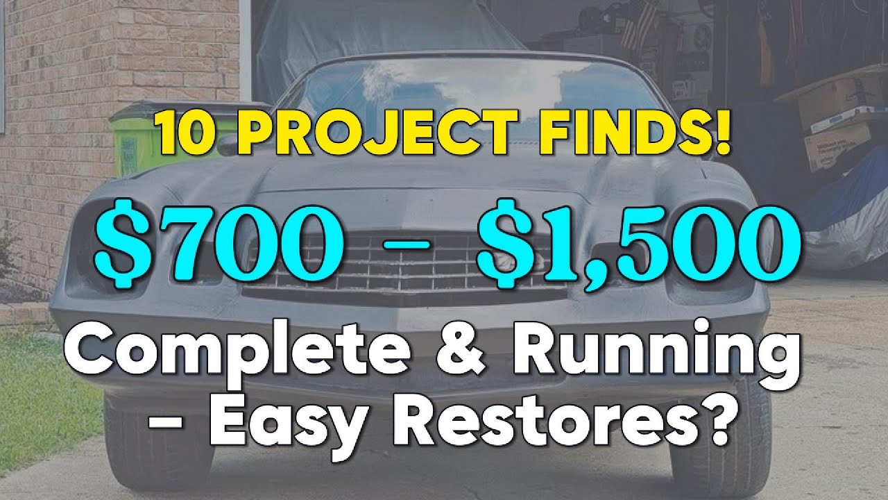 10 Classic Cars $700 – $1,500 – Project Cars For Sale by Owner!