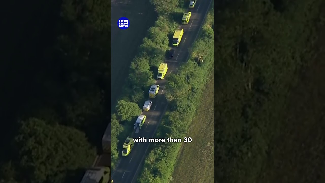 Two passenger trains collide | 9 News Australia