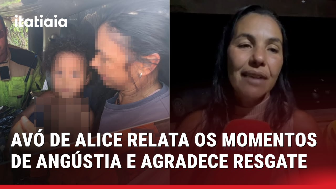 AVÓ DE ALICE AGRADECE MOBILIZAÇÃO EM FAVOR DO RESGATE DA NETA