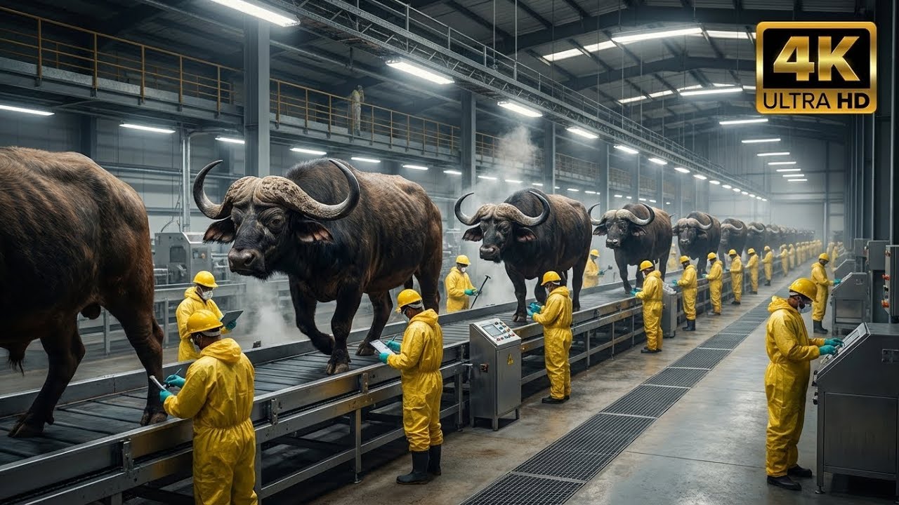 Inside the Massive Buffalo Leather Factory: From Raw Hide to Luxury Bag (Full Process)