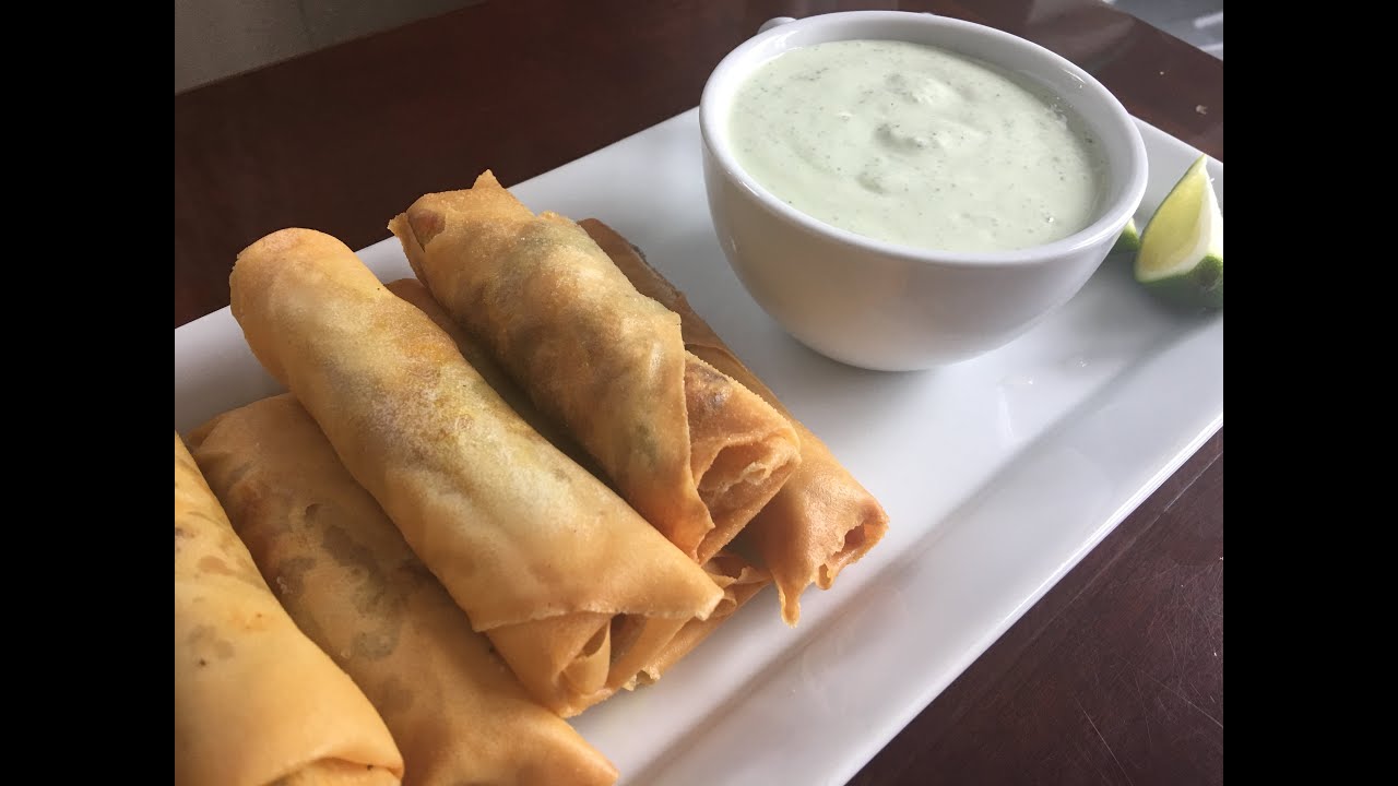 The Quickest Chicken & Veggie Samosa Wraps/rolls Nazkitchenfun