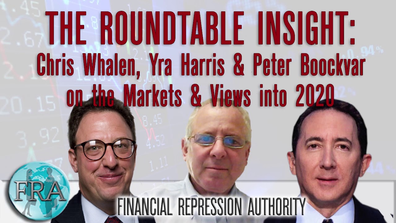 Chris Whalen, Yra Harris & Peter Boockvar on the Markets & Views into 2020