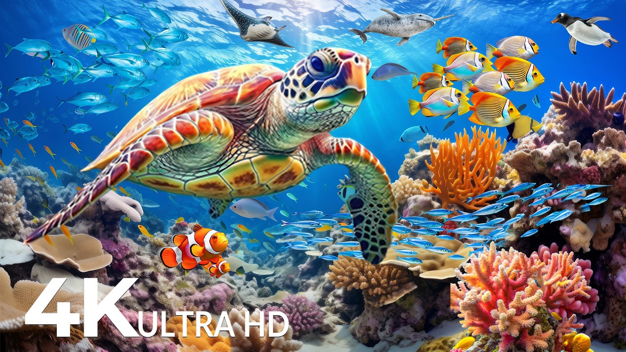 Amazing 4K Ocean Adventure 🐳 Dive Deep and Marvel at Sea Animal in The Best 4K ULTRA HD Aquarium #76