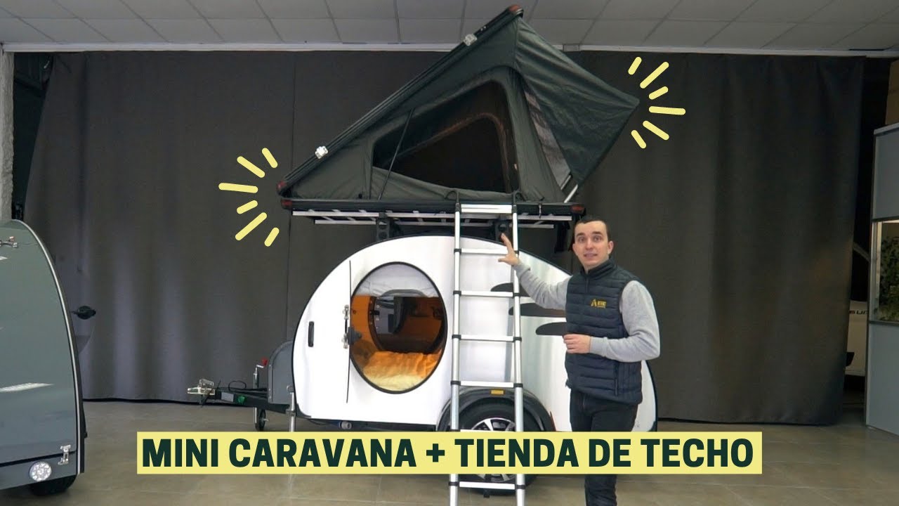 Mini Caravana con tienda de techo ⛺ 5 personas ‼️  COCOON XE
