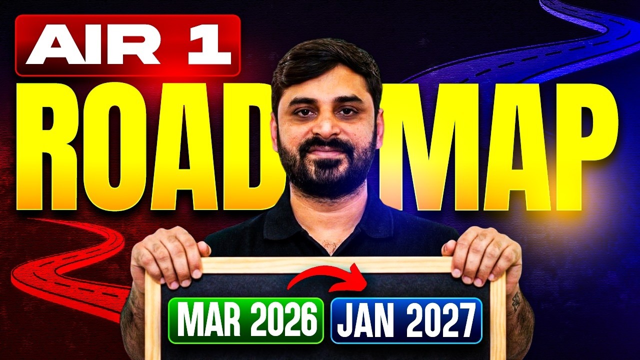 AIR 1 Roadmap for GATE 2027 | Complete Study Plan Mar 2026 – Jan 2027 | Ankit Doyla Sir