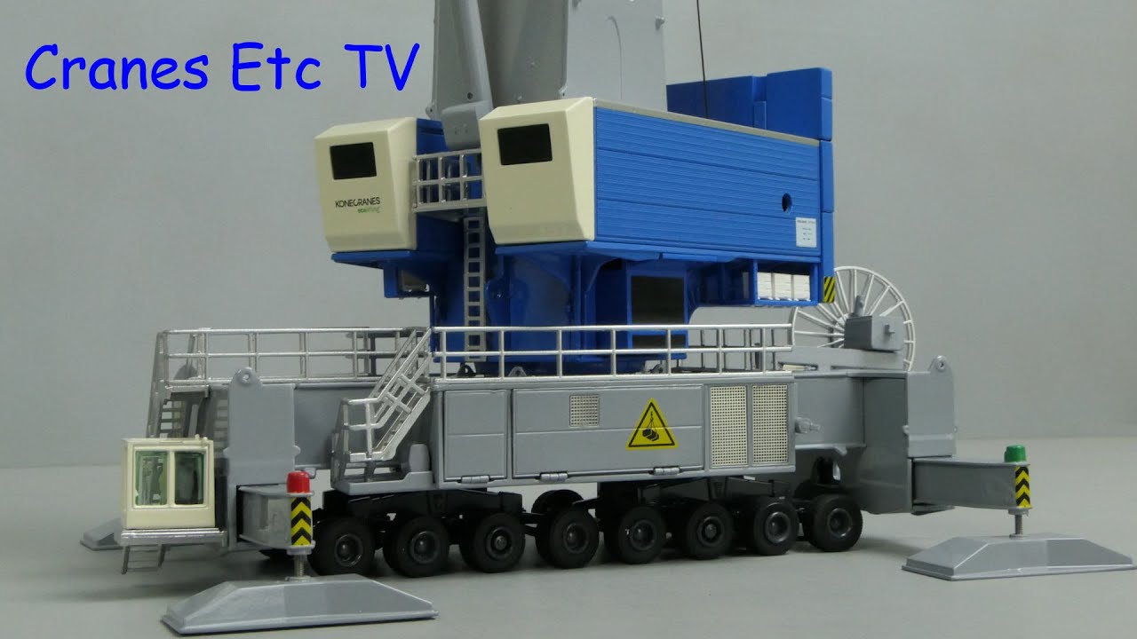 NZG Konecranes Gottwald ESP.8 Mobile Harbour Crane by Cranes Etc TV