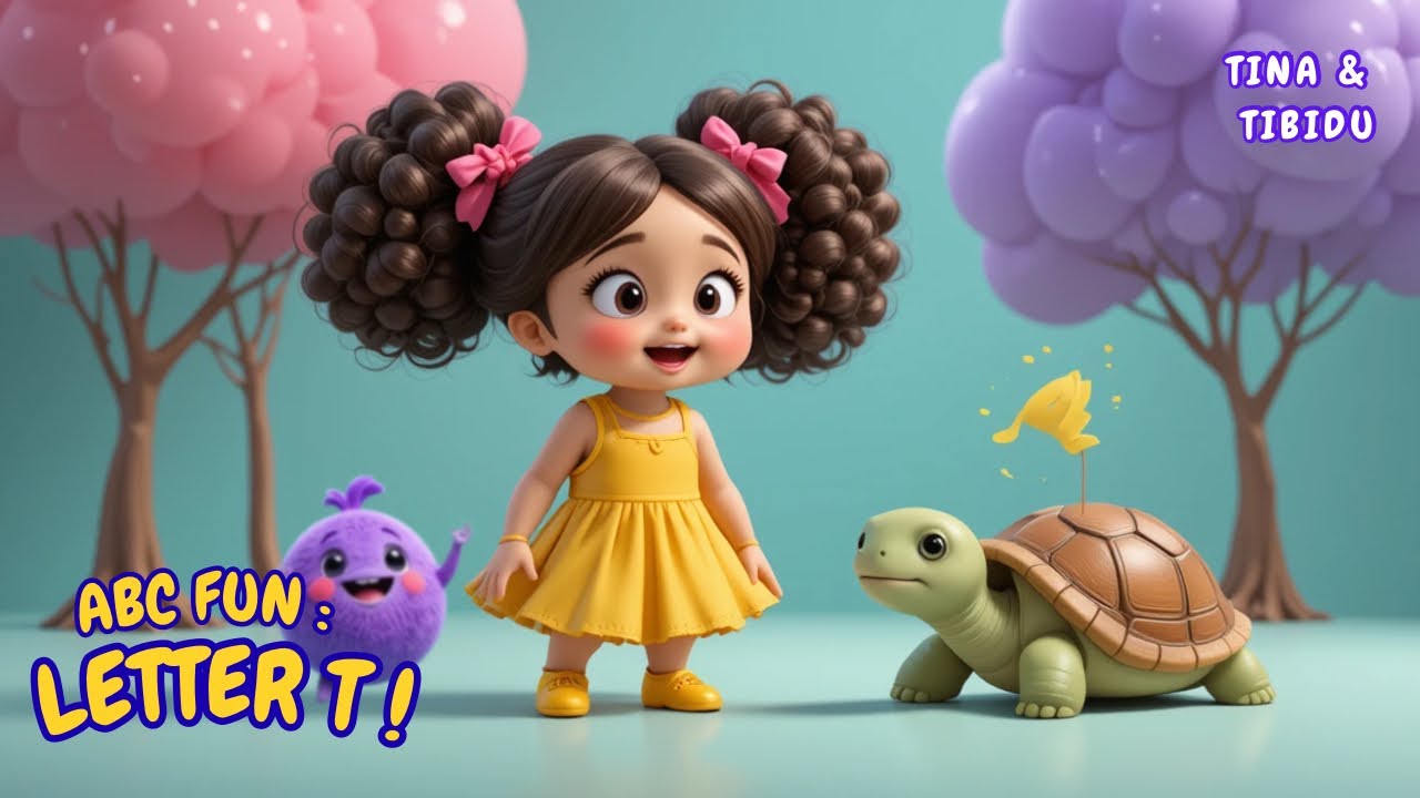 🐢 Letter T Song for Kids | Turtle Tap Alphabet Fun 🎶