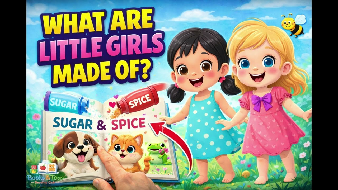 What Are Little Girls Made Of? | Interactive Finger Tracing Fun