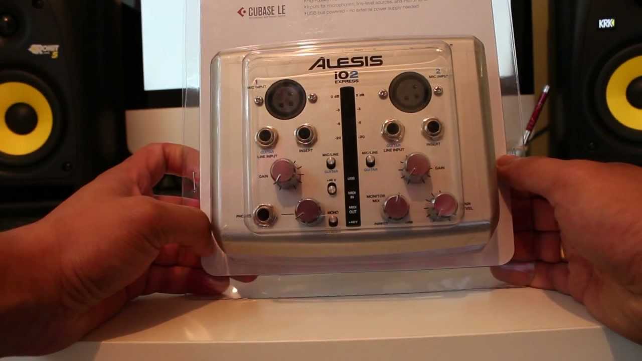 Alesis io2 Express Interface Unboxing