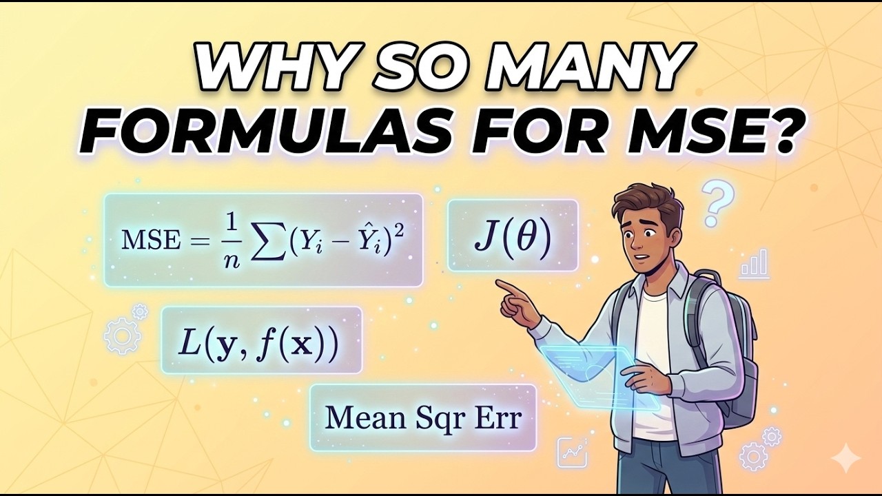 Which Formula of MSE ( Mean Squared Error ) to Use ?  :)