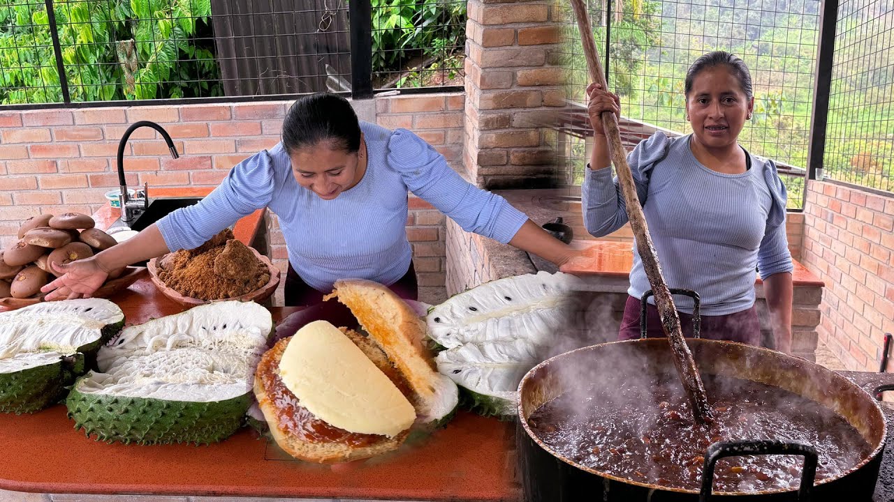 Preparé el mejor dulce de guanábana con queso