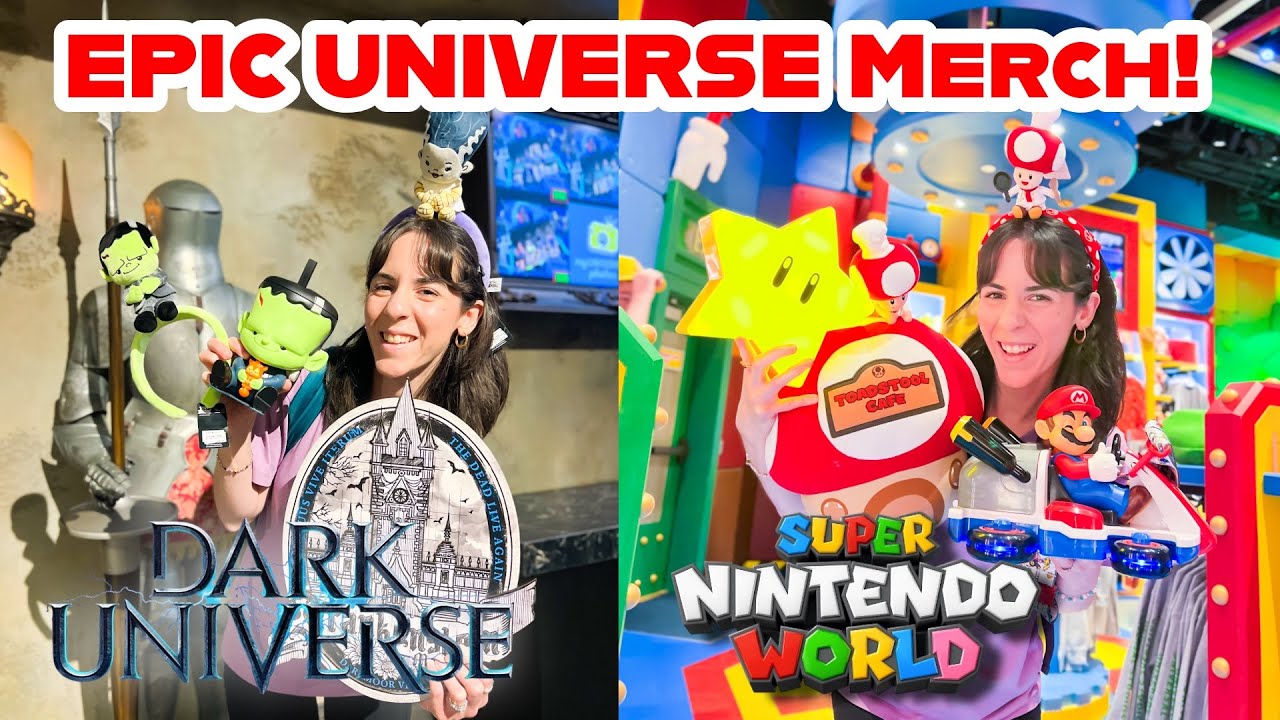 EPIC UNIVERSE Merch Tour: SUPER NINTENDO WORLD & DARK UNIVERSE | Universal Orlando